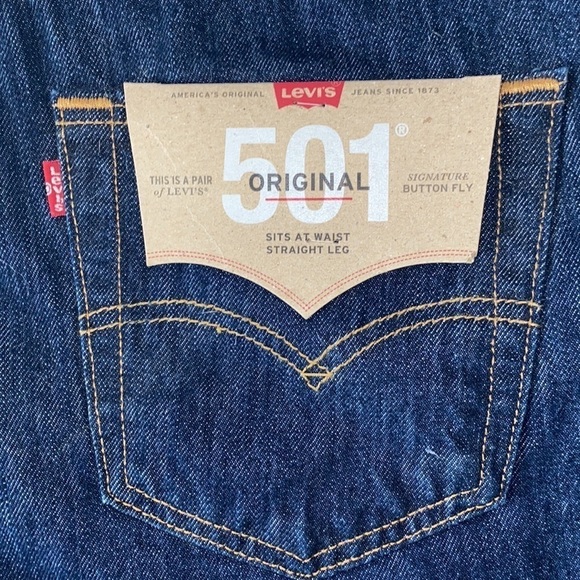 LEVI'S 501 ORIGINAL FIT MEN'S JEANS - Picture 5 of 11